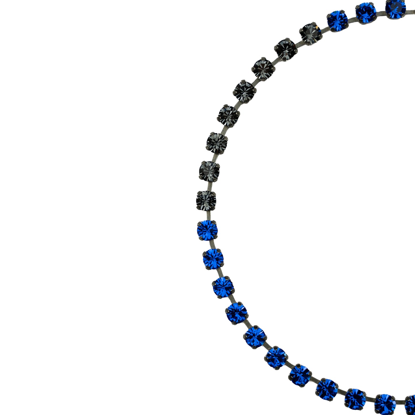 Aurora Mini Rocks Choker - Sapphire
