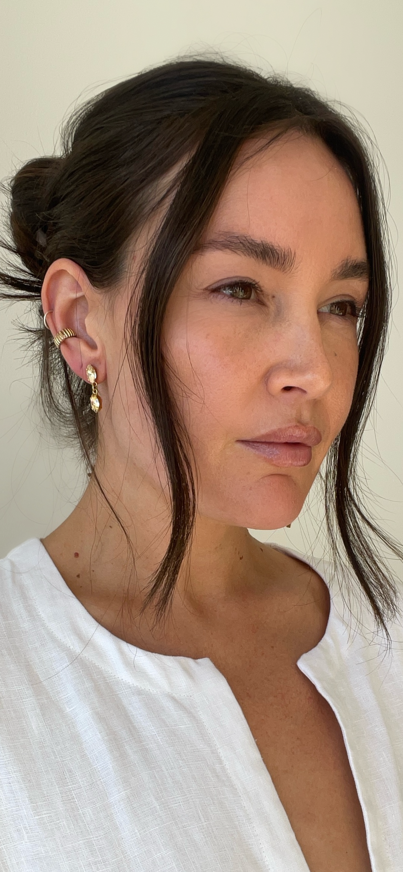 Astrid Mini Earrings - Champagne