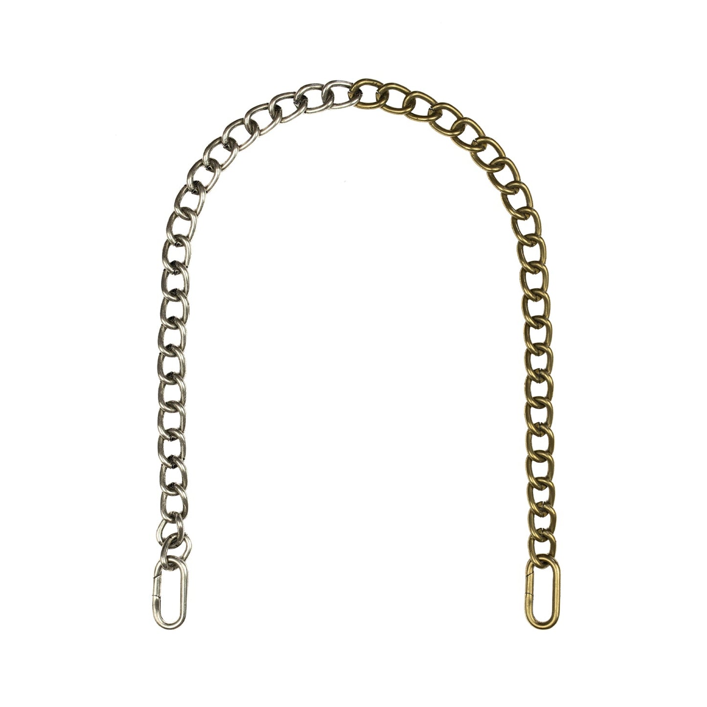 Leni Chunky Chain - Necklace/Bag Strap - Antique Brass/Antique Silver