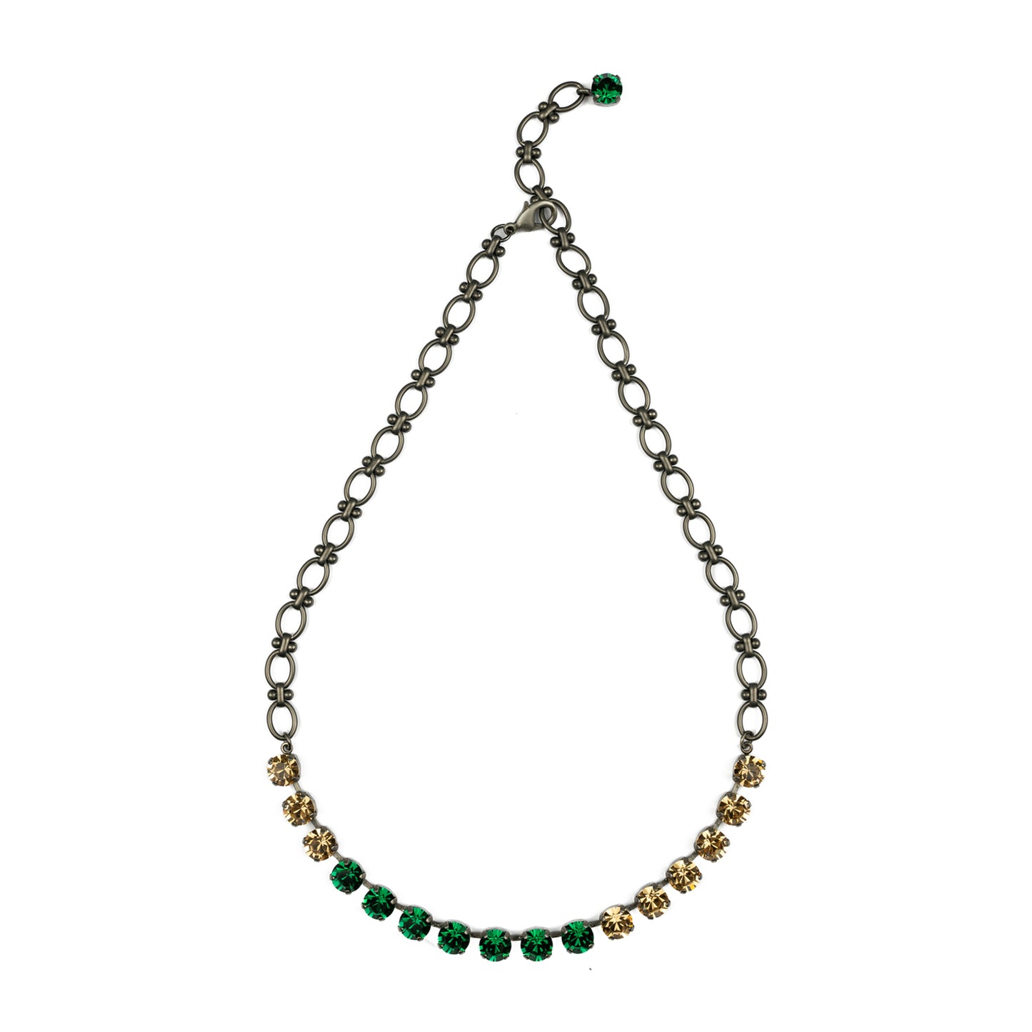 Aurora Anchor Necklace - Emerald