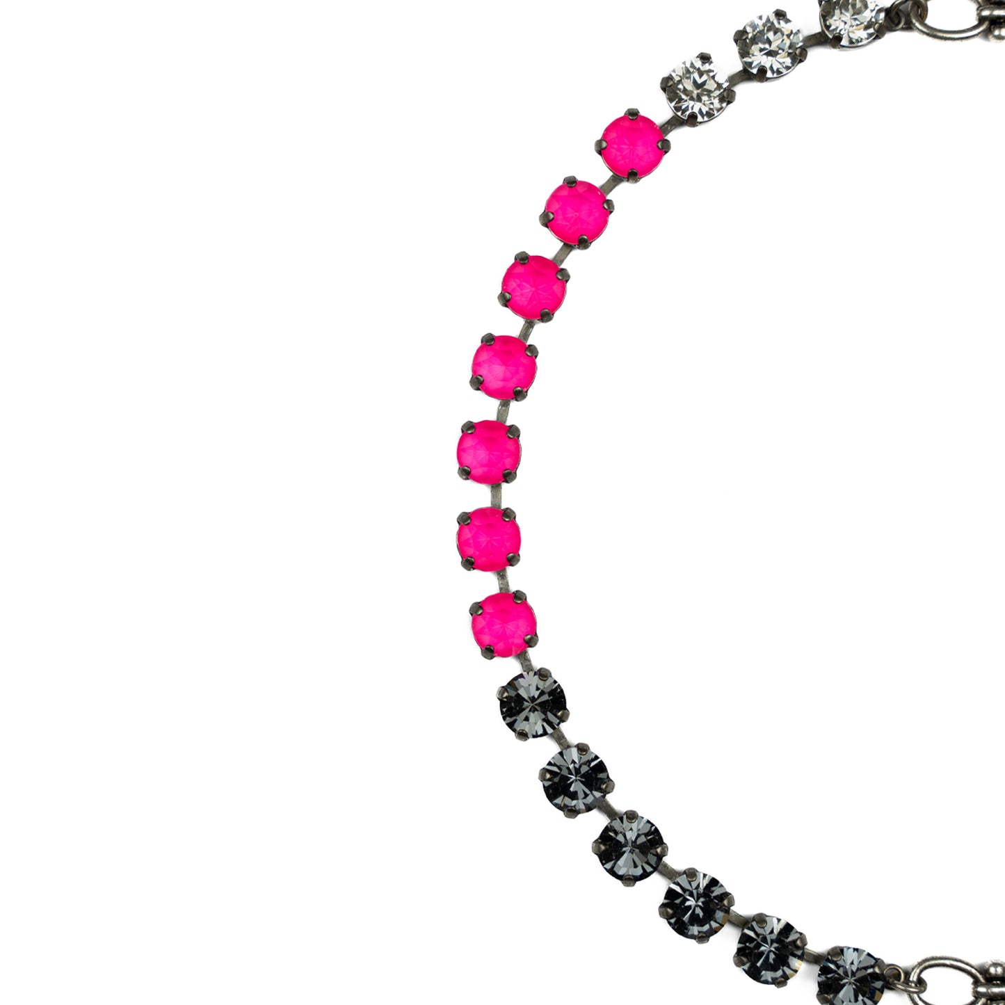 Aurora Anchor Necklace - Electric Pink