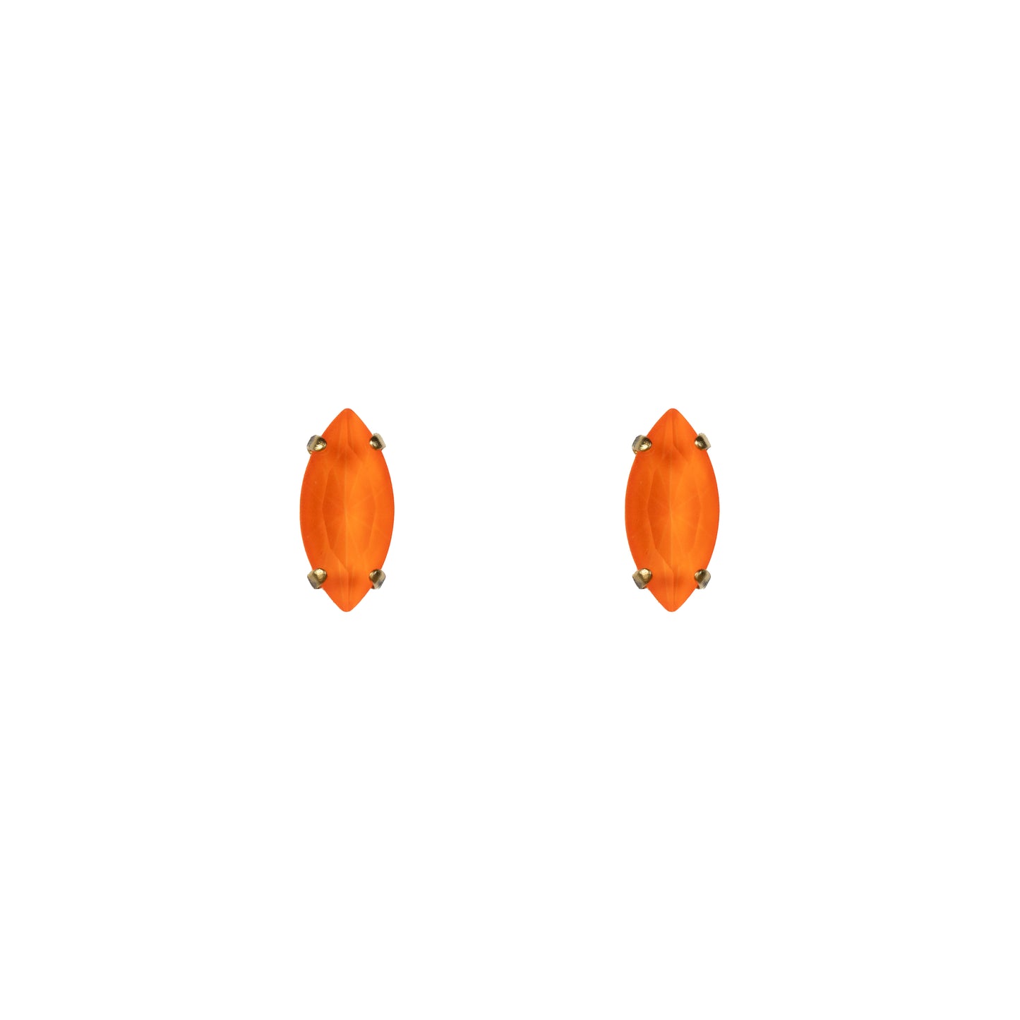 Stella Studs - Electric Orange