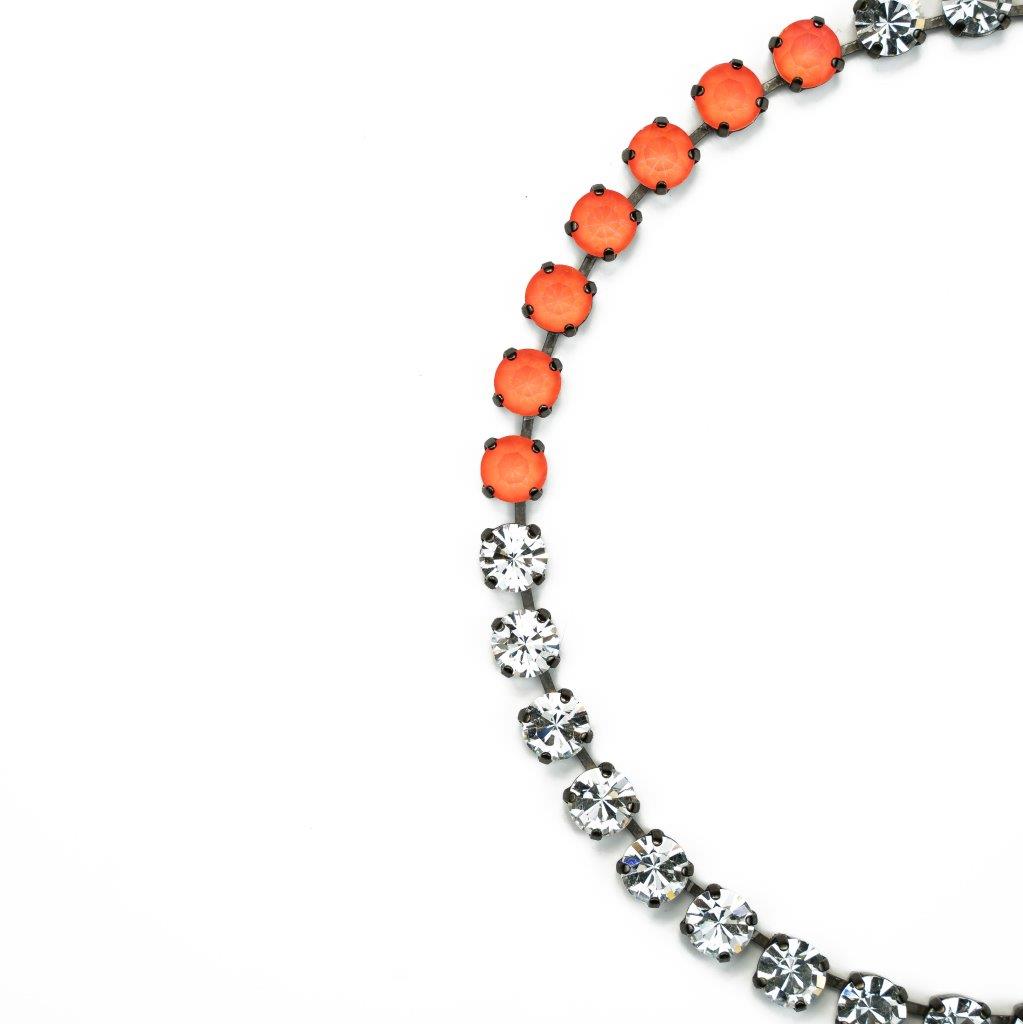 Aurora Rocks Choker - Electric Orange