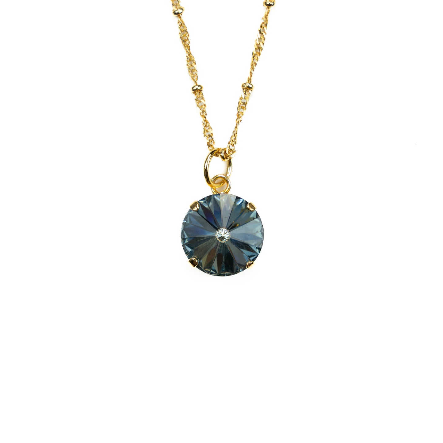 Rock Pendant - Charcoal