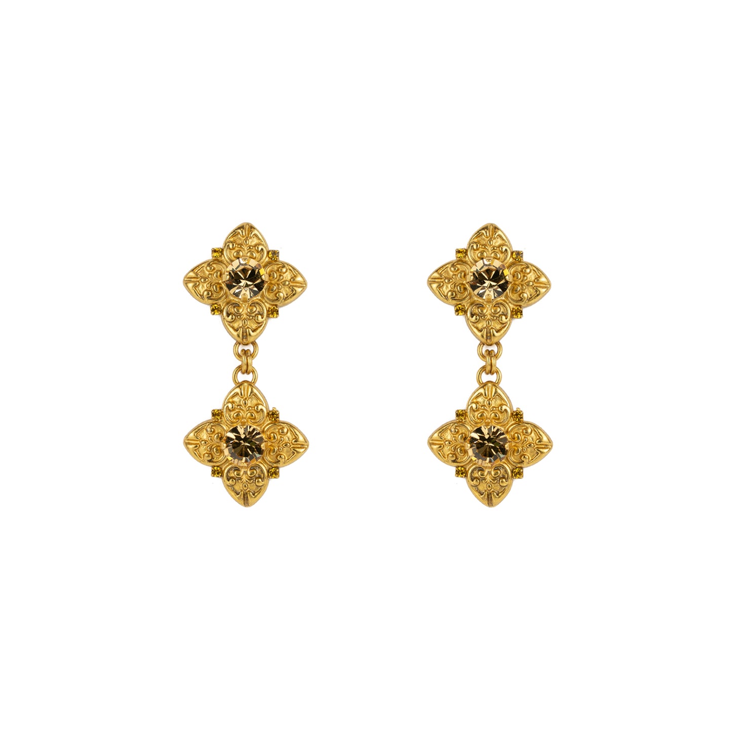 Amalfi Earrings - Topaz