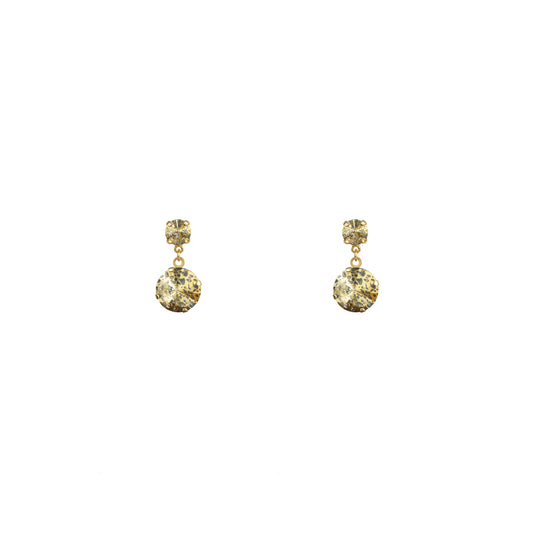 Aurora Rocks Amplified Earrings - Gold Patina - Gold