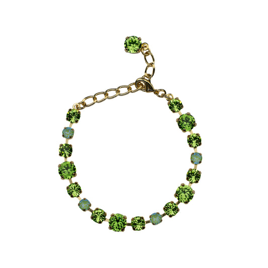 Aurora Rocks Multi Bracelet - Peridot - Soft Gold