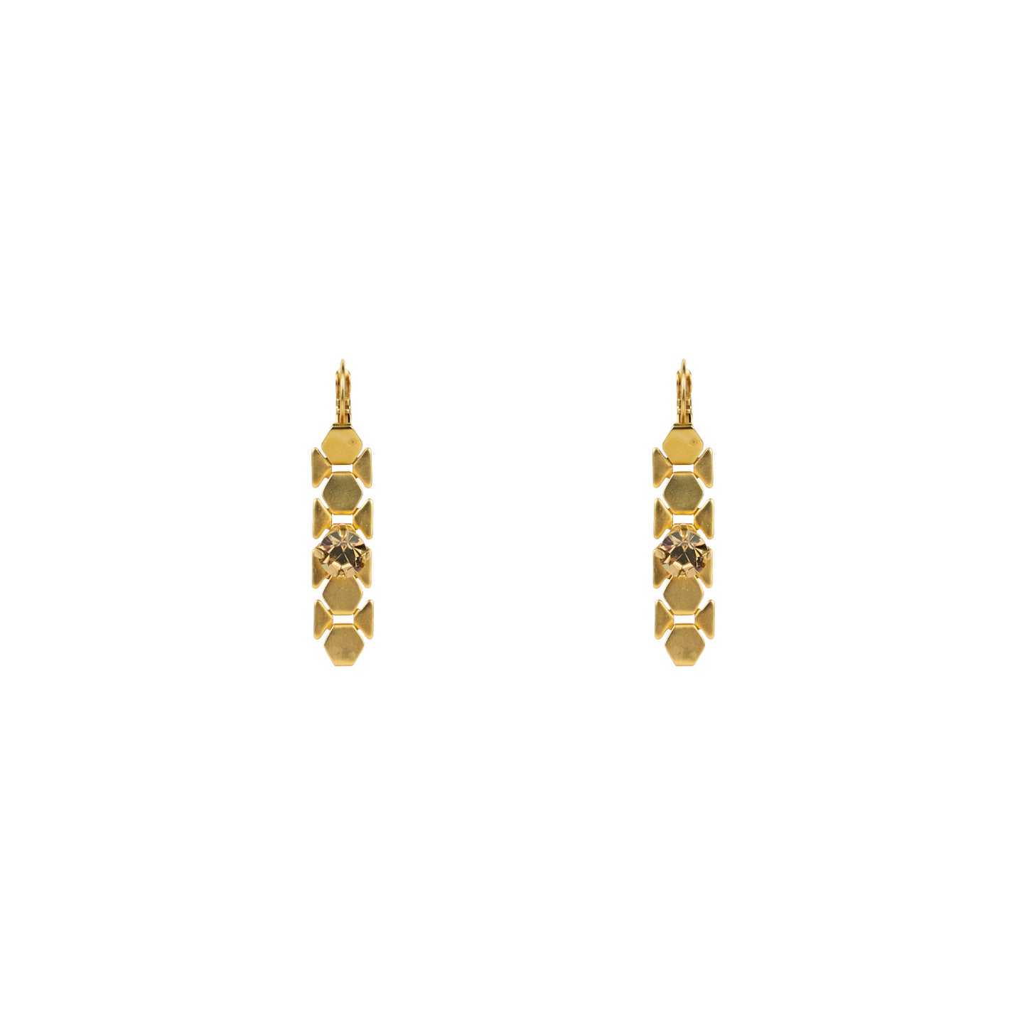 Dylan Earrings - Topaz - Bronze Matte
