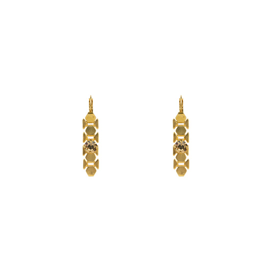 Dylan Earrings - Topaz - Bronze Matte