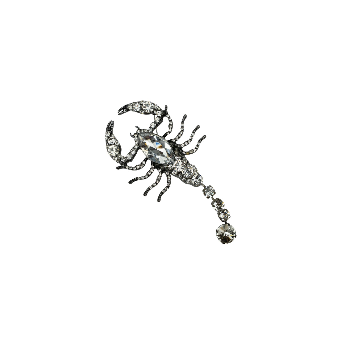 Scorpion Brooch - Crystal