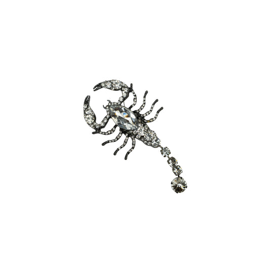 Scorpion Brooch - Crystal