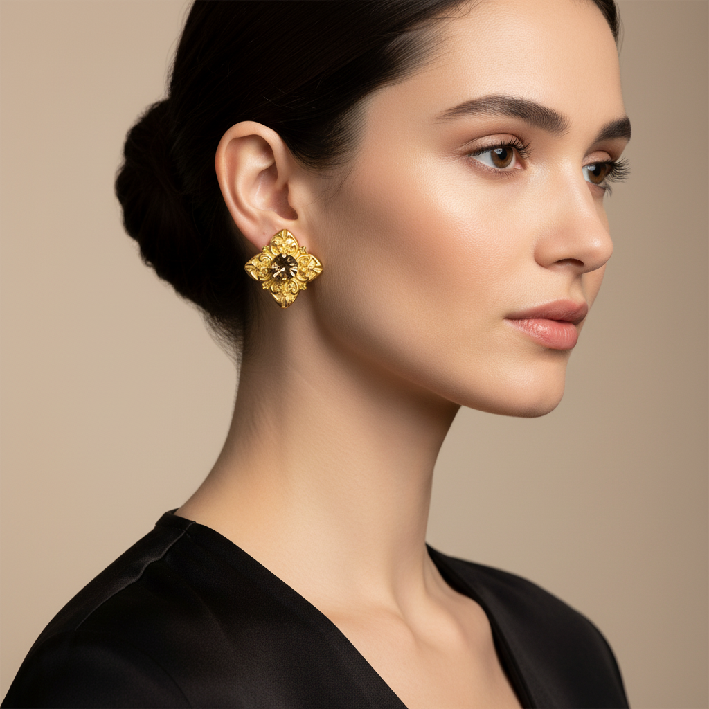 Amalfi Studs - Topaz