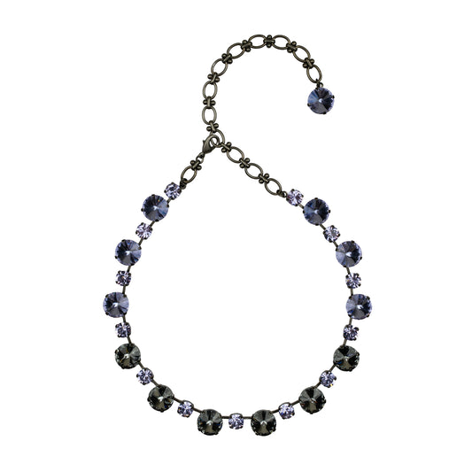 Aurora Rocks Amplified Multi - Lilac & Charcoal - Black Matte