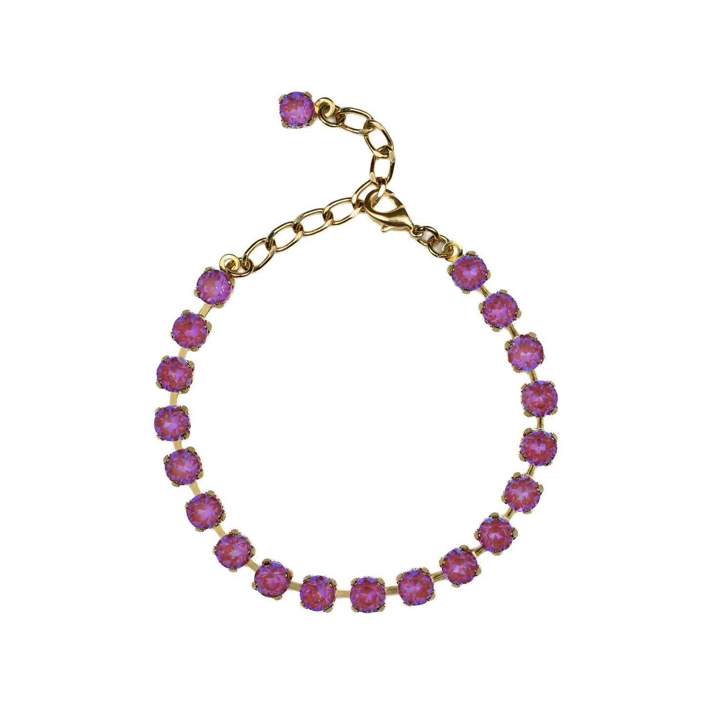 Aurora Mini Rocks Bracelet - Lotus Pink - Soft Gold