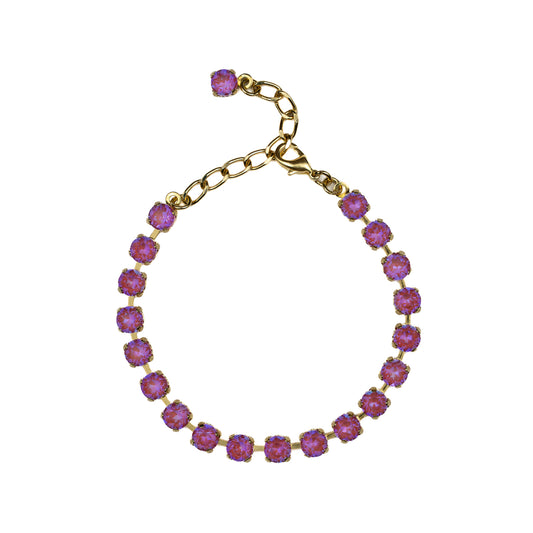 Aurora Mini Rocks Bracelet - Lotus Pink - Soft Gold
