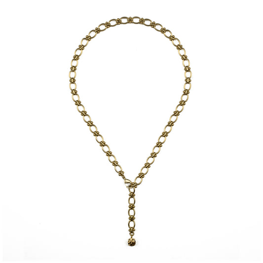 Anchor Chain - Topaz - Gold Matte