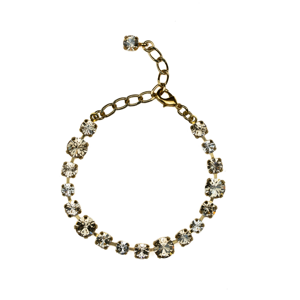 Aurora Rocks Multi Bracelet - Champagne - Gold Plated