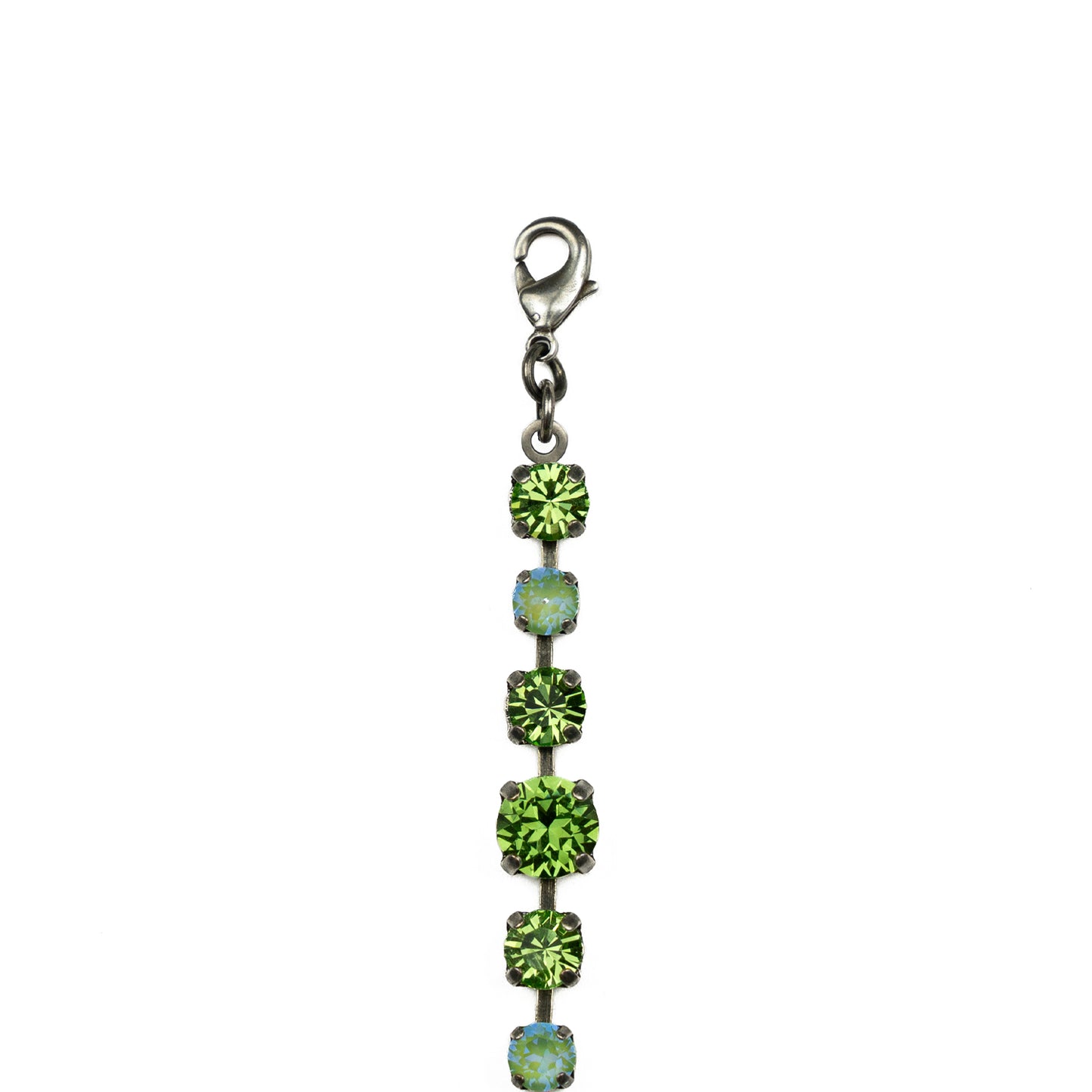 Aurora Rocks Multi Bracelet - Peridot - Antique Silver
