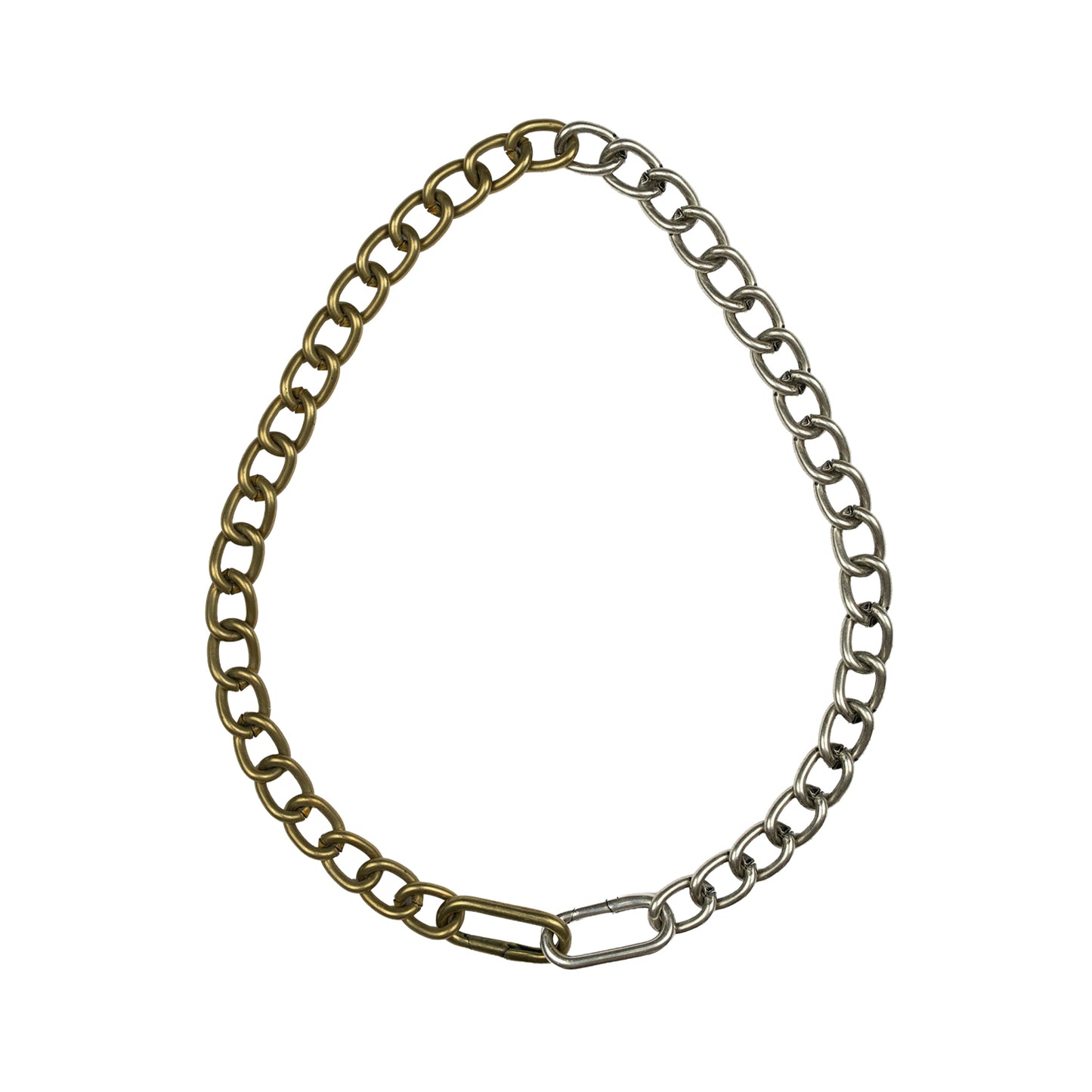 Leni Chunky Chain - Necklace/Bag Strap - Antique Brass/Antique Silver