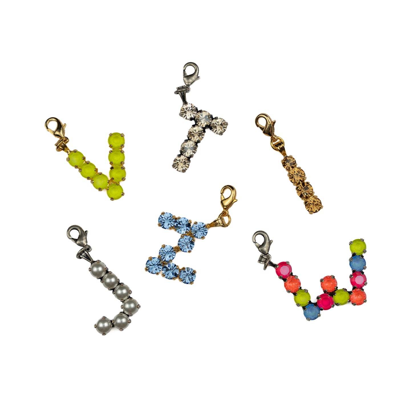 Letter Charm - V