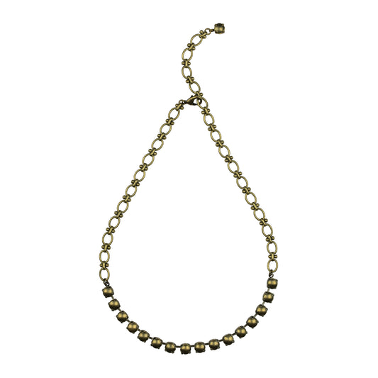 Anchor Metal Rocks Necklace - Antique Brass