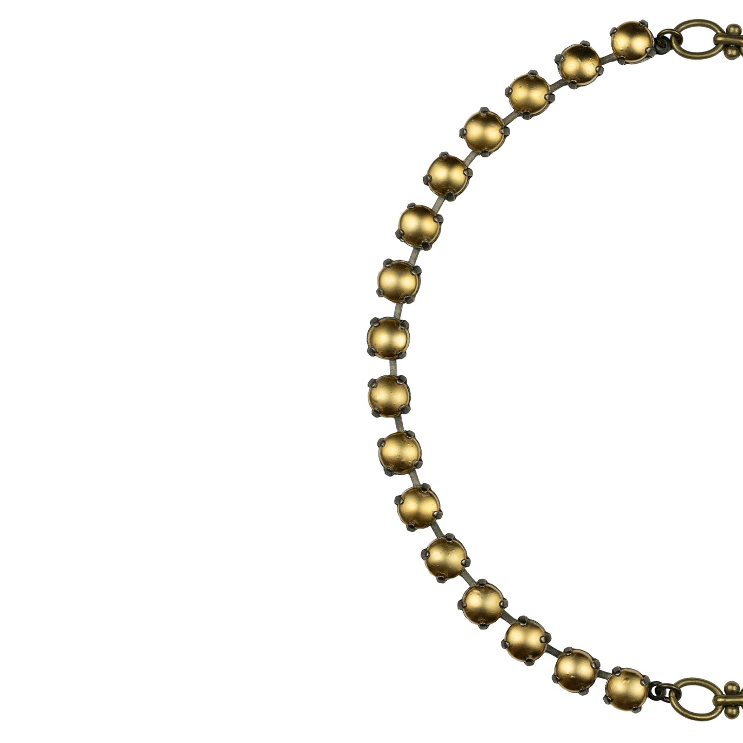 Anchor Metal Rocks Necklace - Bronze Matte