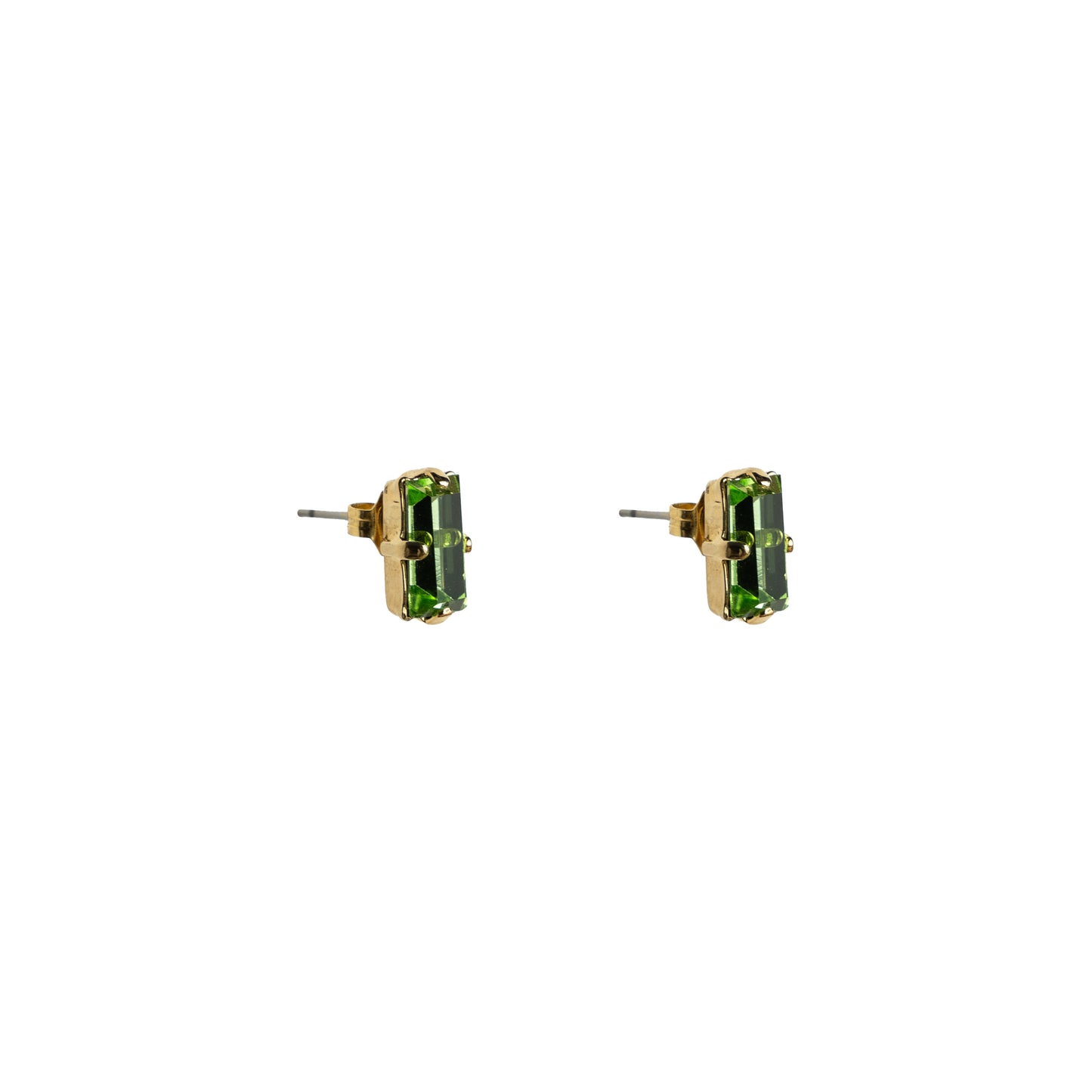 Aria Studs - Peridot - Gold