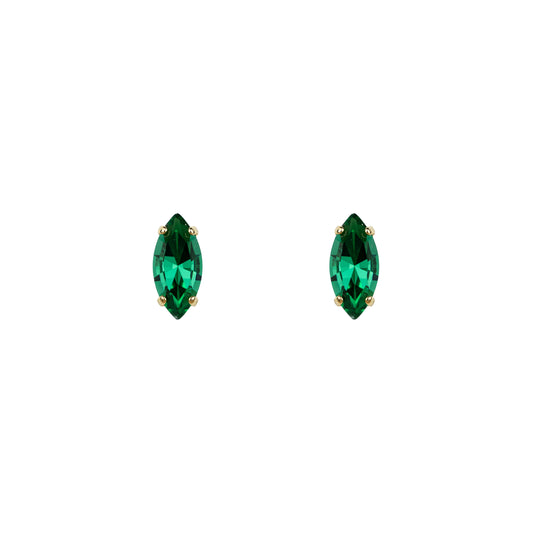 Stella Studs - Emerald
