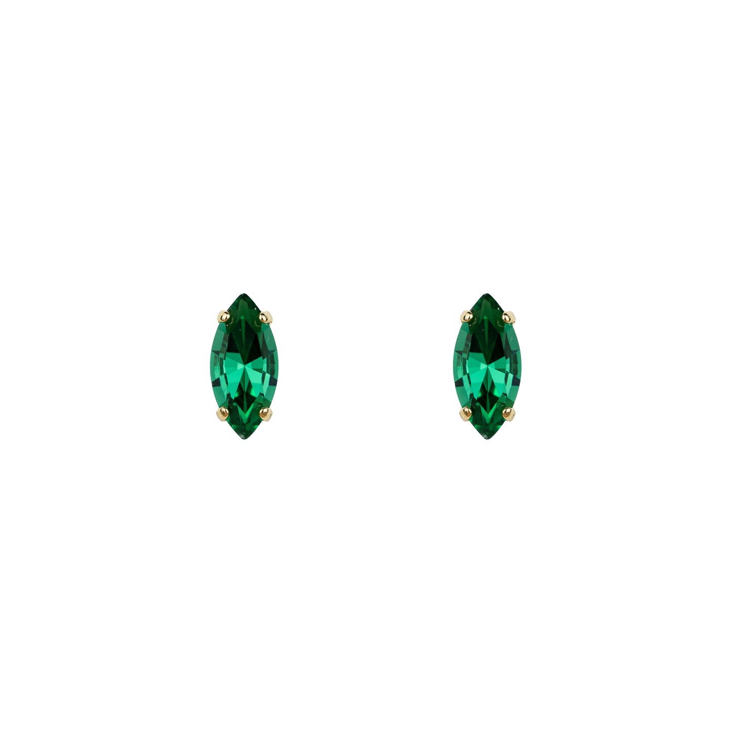 Stella Studs - Emerald