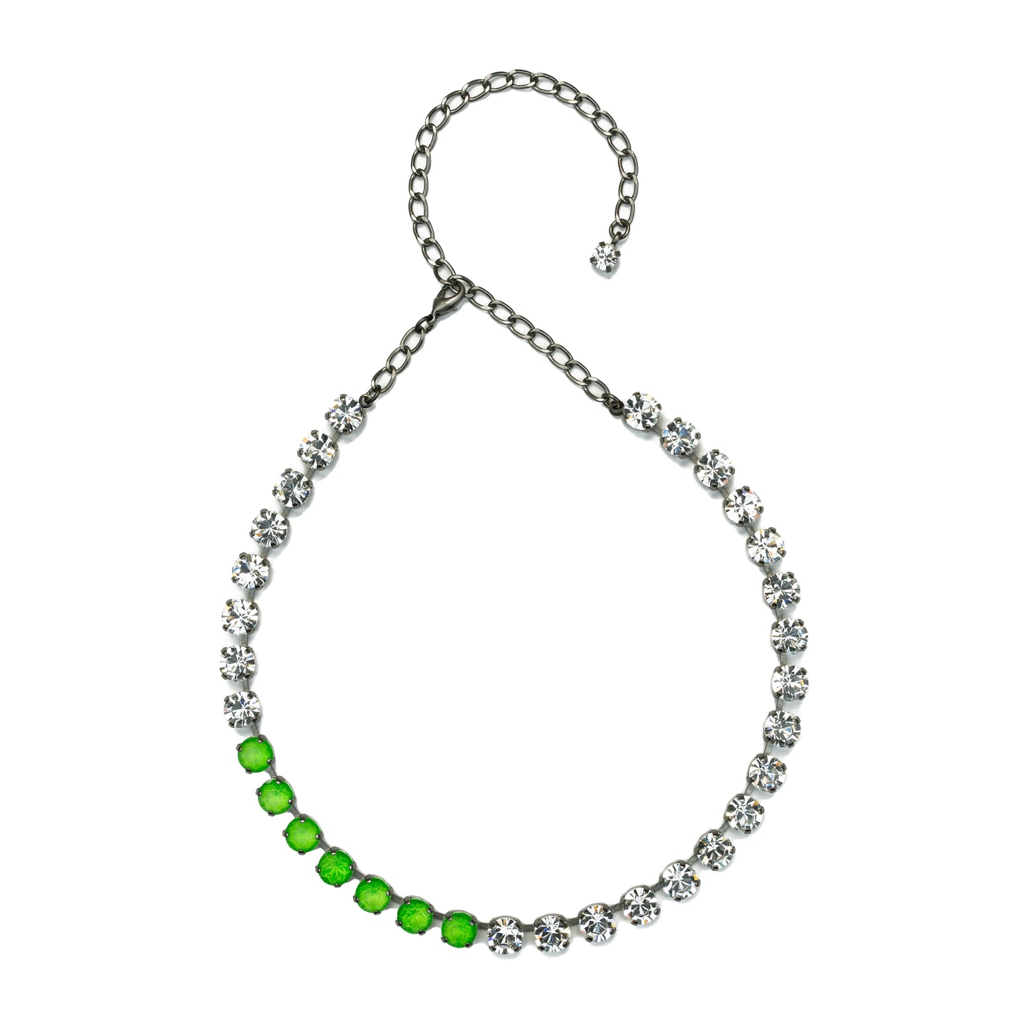 Aurora Rocks Choker - Electric Green