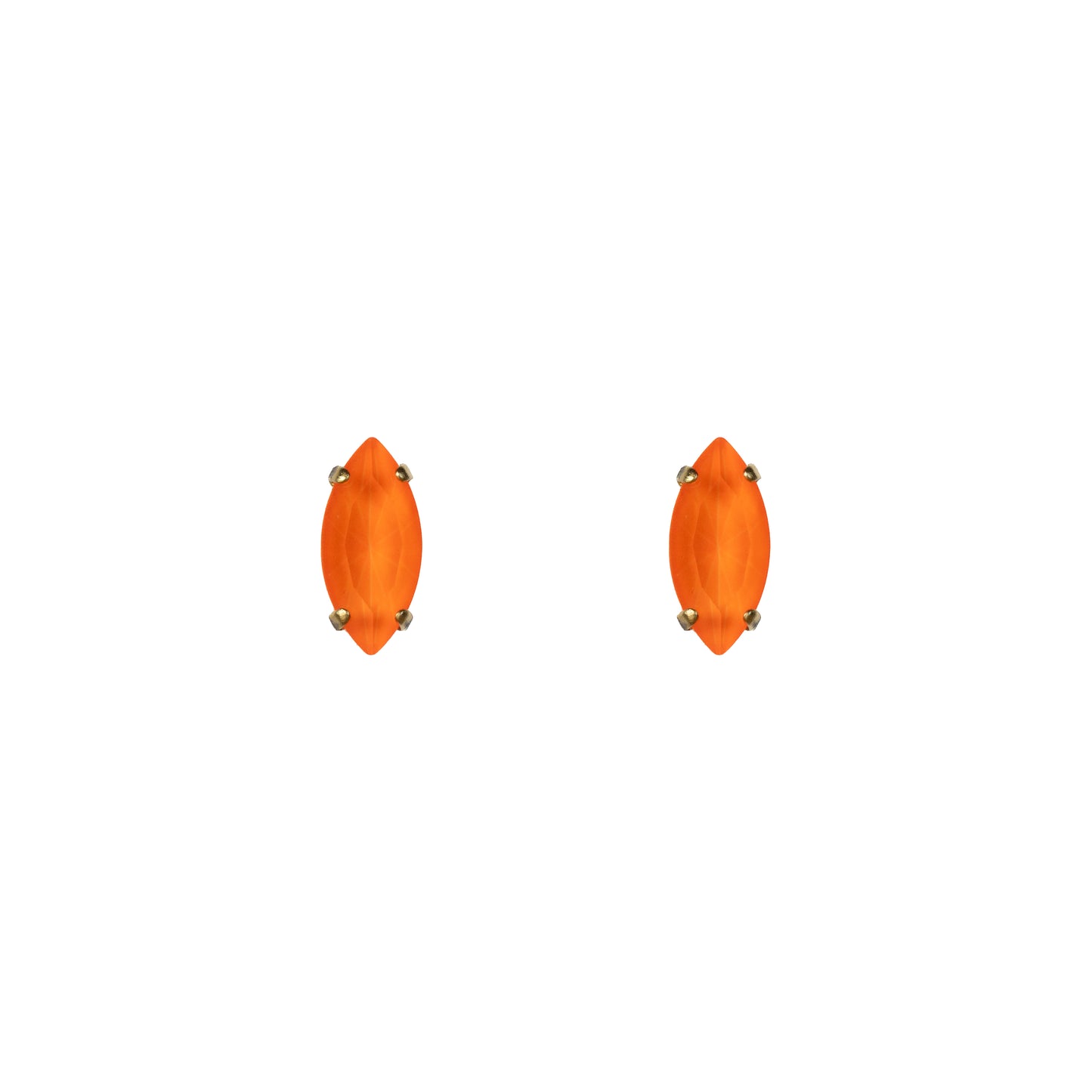 Stella Studs - Electric Orange