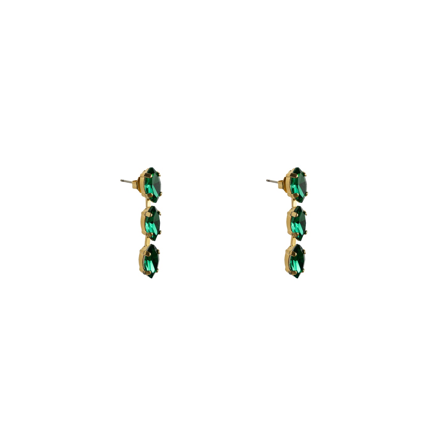 Astrid Earrings - Emerald