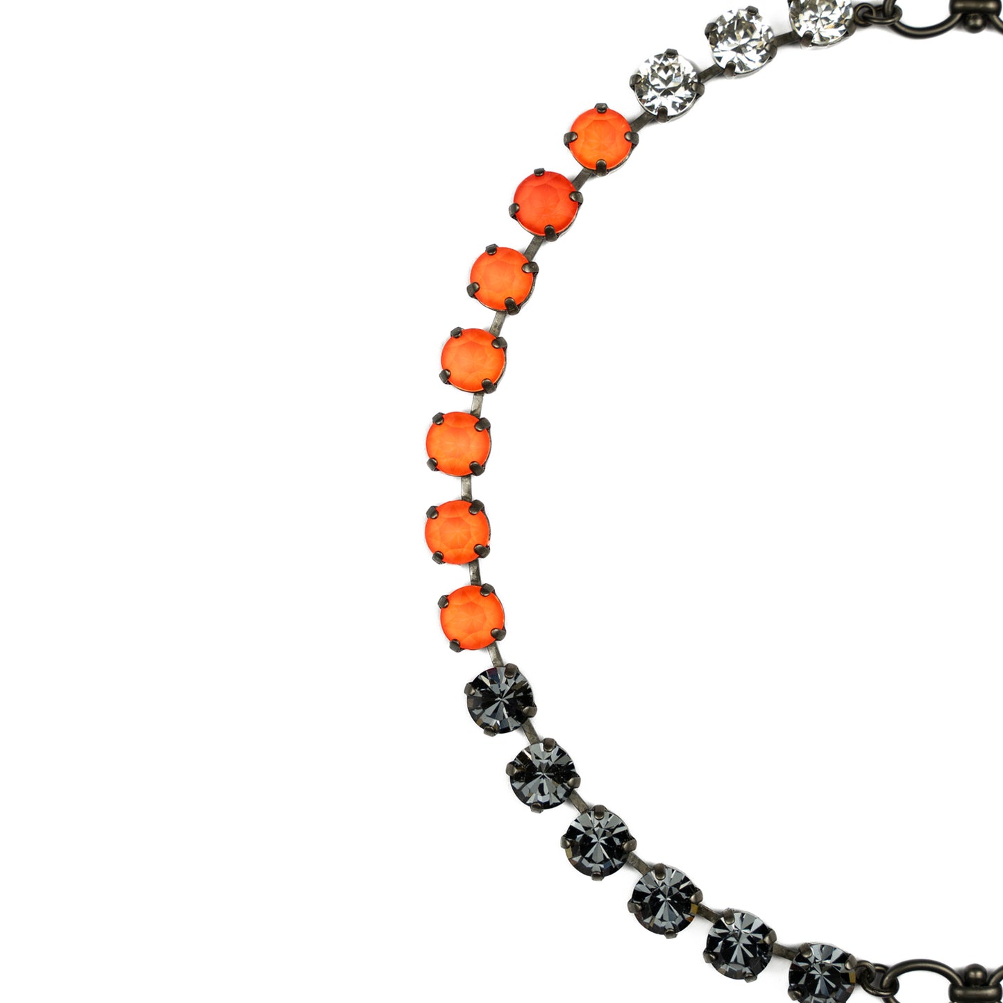 Aurora Anchor Necklace - Electric Orange