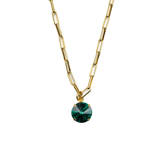 Rock Pendant - Emerald