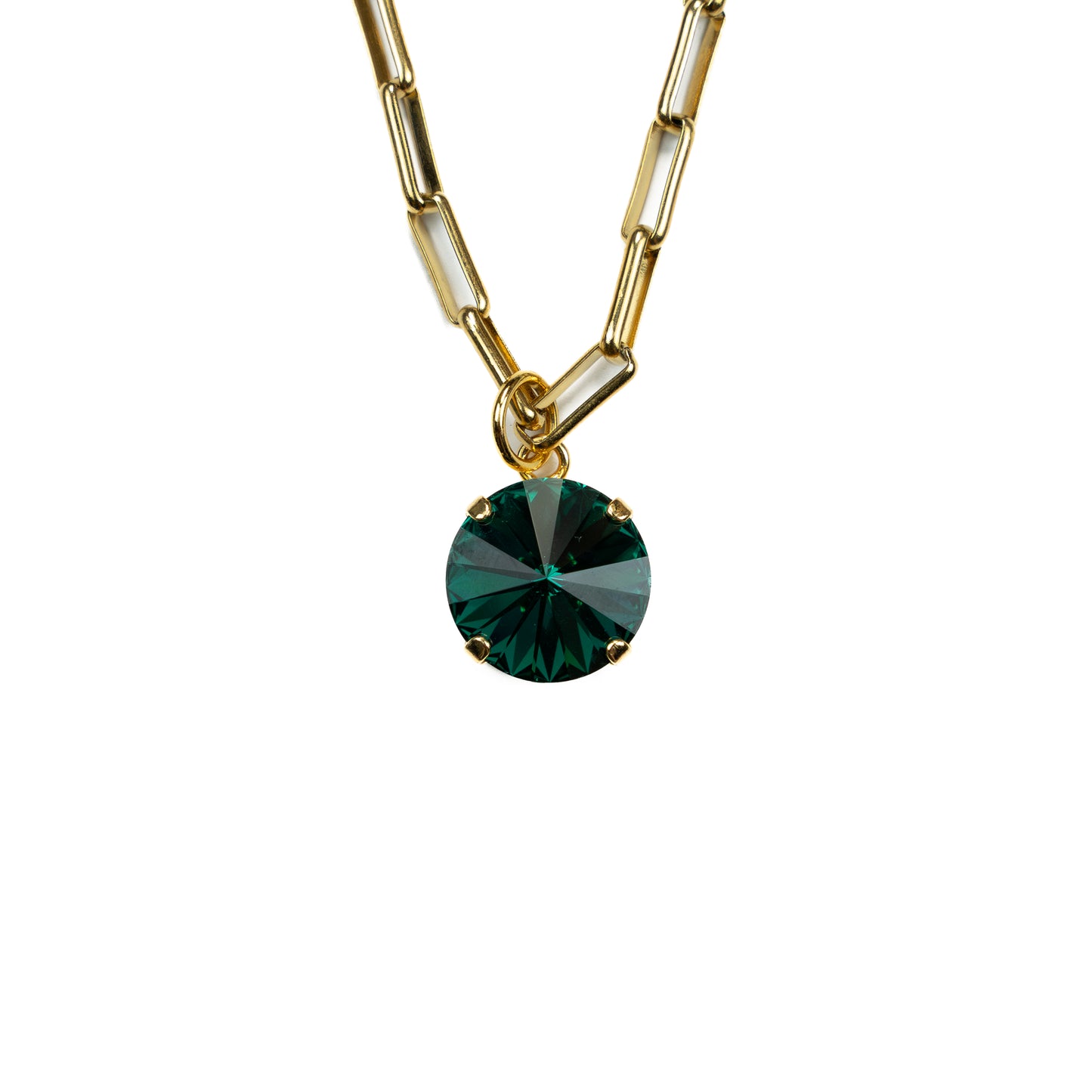 Rock Pendant - Emerald