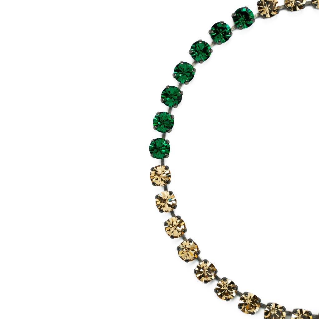 Aurora Rocks Choker - Emerald