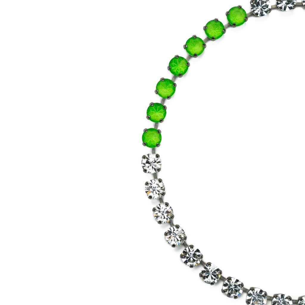 Aurora Rocks Choker - Electric Green