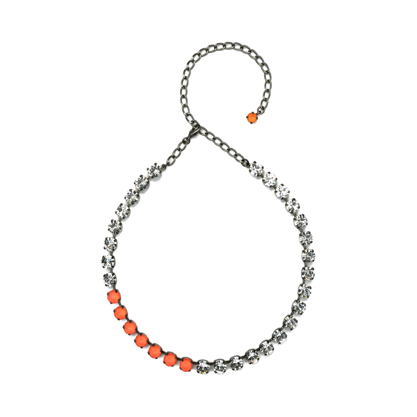 Aurora Rocks Choker - Electric Orange