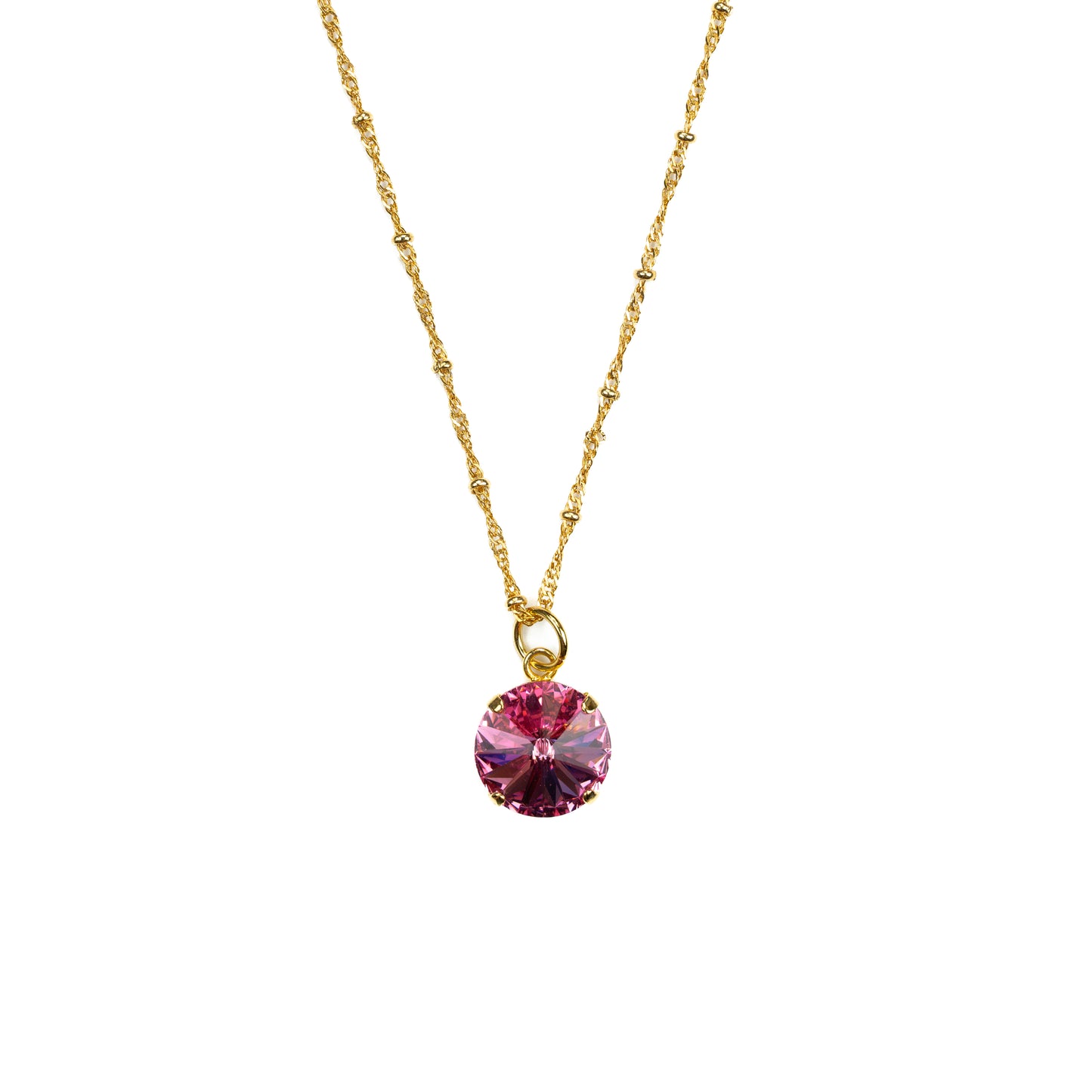 Rock Pendant - Rose Pink